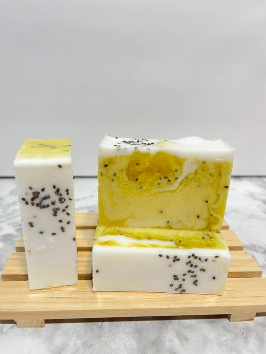 Vanilla Chia Soap Bar – Chia Seeds, Goat's Milk, Vanilla Essential Oil