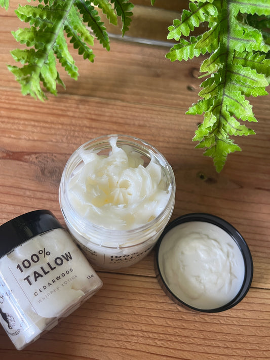 Cedar Wood Whipped Tallow Lotion